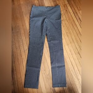 Michael Kors Black and White Checkered Pants